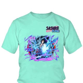 Áo thun Nam Naruto Sasuke Uchiha Anime Mẫu 18