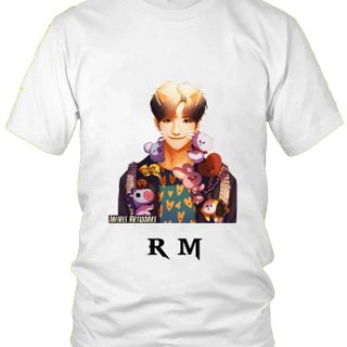 Áo thun Nam thời trang RM BTS Chibi Mẫu 1
