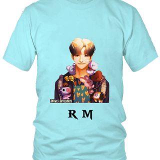 Áo thun Nam thời trang RM BTS Chibi Mẫu 1