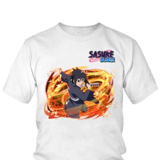 Áo thun Nam Naruto Sasuke Uchiha Anime Mẫu 19