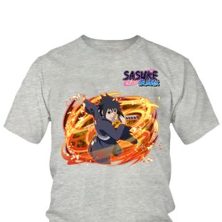 Áo thun Nam Naruto Sasuke Uchiha Anime Mẫu 19