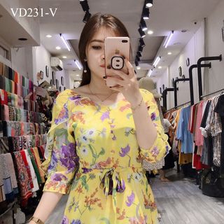 ĐẦM HỌA TIẾT TAY BÈO