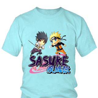 Áo thun Nam Naruto Sasuke Uchiha Anime Mẫu 6
