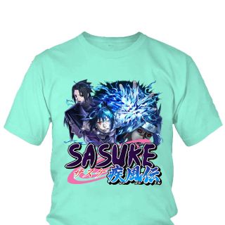Áo thun Nam Naruto Sasuke Uchiha Anime Mẫu 20