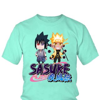Áo thun Nam Naruto Sasuke Uchiha Anime Mẫu 7