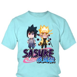 Áo thun Nam Naruto Sasuke Uchiha Anime Mẫu 7