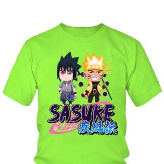 Áo thun Nam Naruto Sasuke Uchiha Anime Mẫu 7