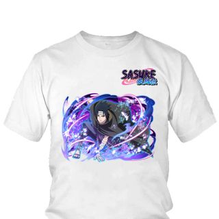 Áo thun Nam Naruto Sasuke Uchiha Anime Mẫu 21
