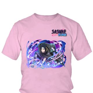 Áo thun Nam Naruto Sasuke Uchiha Anime Mẫu 21