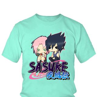 Áo thun Nam Naruto Sasuke Uchiha Anime Mẫu 8