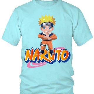 Áo thun Nam Nữ thời trang Naruto Chibi Anime Mẫu 1