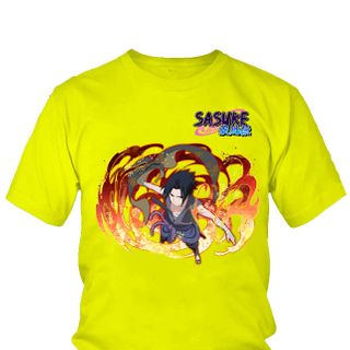Áo thun Nam Naruto Sasuke Uchiha Anime Mẫu 22