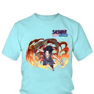Áo thun Nam Naruto Sasuke Uchiha Anime Mẫu 22