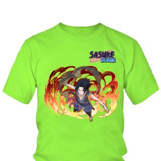 Áo thun Nam Naruto Sasuke Uchiha Anime Mẫu 22