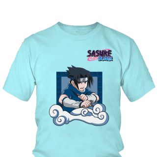 Áo thun Nam Naruto Sasuke Uchiha Anime Mẫu 9