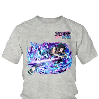 Áo thun Nam Naruto Sasuke Uchiha Anime Mẫu 23