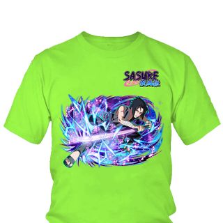 Áo thun Nam Naruto Sasuke Uchiha Anime Mẫu 23