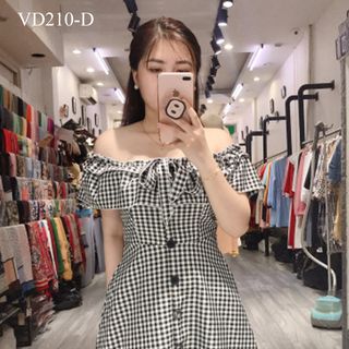 ĐẦM CARO BẸT VAI PHỐI NÚT