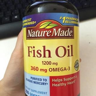 dầu cá fish oil nature made 250 viên của mỹ