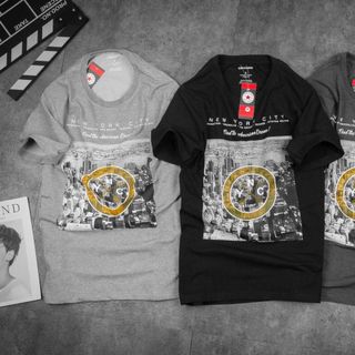 Áo thun nam cotton 100