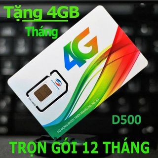 SIM VIETTEL D500 - Sim 4g Viettel Vào Mạng Không Giới Hạn Cả Năm Không Cần Nạp Tiền Giá Rẻ Nhất Việt Nam - D500VT