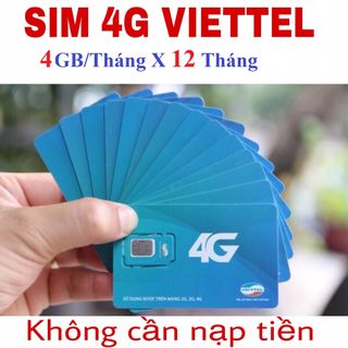SIM VIETTEL D500 - Sim 4g Viettel Vào Mạng Không Giới Hạn Cả Năm Không Cần Nạp Tiền Giá Rẻ Nhất Việt Nam - D500VT