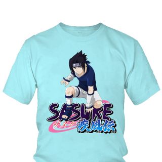 Áo thun Nam Naruto Sasuke Uchiha Anime Mẫu 10