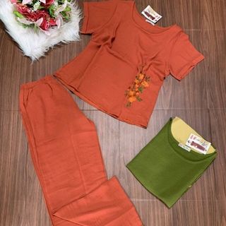 Đồ bộ đũi ống rộng dài đồ bộ trung niên