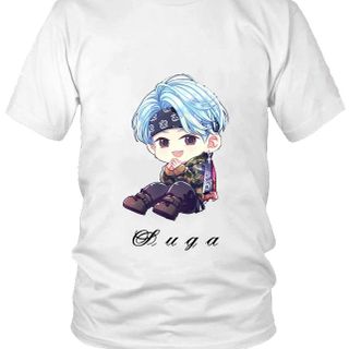 Áo thun Nam thời trang Suga BTS Chibi Mẫu 1