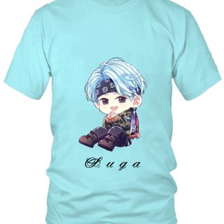 Áo thun Nam thời trang Suga BTS Chibi Mẫu 1