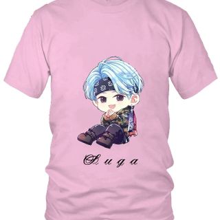 Áo thun Nam thời trang Suga BTS Chibi Mẫu 1