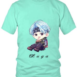 Áo thun Nam thời trang Suga BTS Chibi Mẫu 1