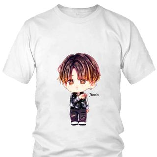 Áo thun Nam thời trang Jimin BTS Chibi Mẫu 4