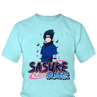 Áo thun Nam Naruto Sasuke Uchiha Anime Mẫu 11