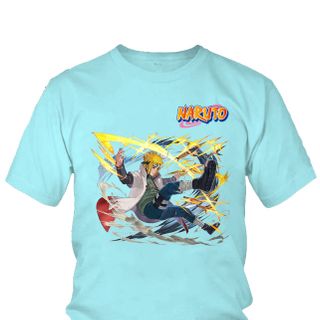 Áo thun Nam Naruto Minato Đệ Tứ Anime Mẫu 9