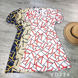 ĐẦM HỌA TIẾT TAY CON