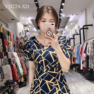 ĐẦM HỌA TIẾT TAY CON