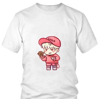 Áo thun Nam thời trang Suga BTS Chibi Mẫu 3