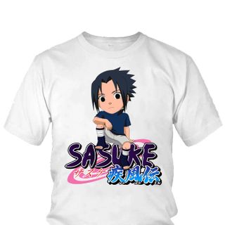 Áo thun Nam Naruto Sasuke Uchiha Anime Mẫu 1