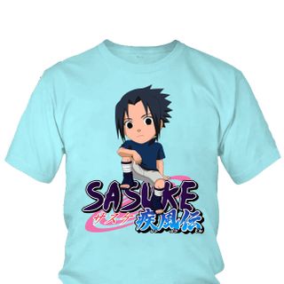 Áo thun Nam Naruto Sasuke Uchiha Anime Mẫu 1