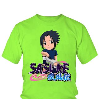 Áo thun Nam Naruto Sasuke Uchiha Anime Mẫu 1