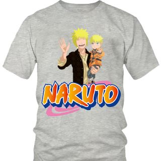 Áo thun Nam Naruto Minato Đệ Tứ Anime Mẫu 1