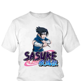 Áo thun Nam Naruto Sasuke Uchiha Anime Mẫu 13
