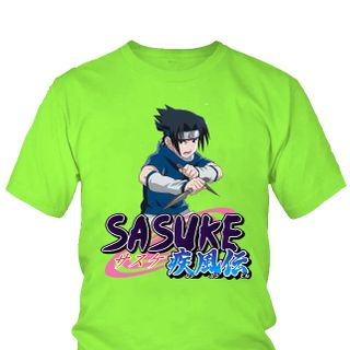 Áo thun Nam Naruto Sasuke Uchiha Anime Mẫu 13