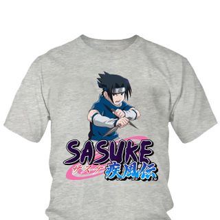 Áo thun Nam Naruto Sasuke Uchiha Anime Mẫu 13