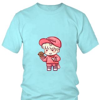 Áo thun Nam thời trang Suga BTS Chibi Mẫu 3