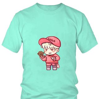 Áo thun Nam thời trang Suga BTS Chibi Mẫu 3