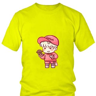 Áo thun Nam thời trang Suga BTS Chibi Mẫu 3
