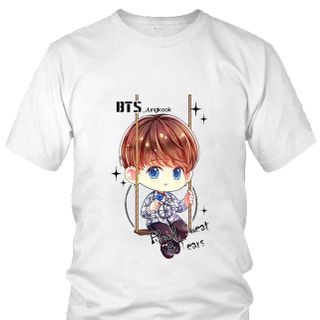Áo thun Nam thời trang Jungkook BTS Chibi Mẫu 3