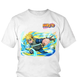 Áo thun Nam Naruto Minato Đệ Tứ Anime Mẫu 11